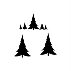 Obraz premium high resolution vector, silhouette, colorful tree image,
