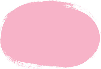 Brush Effect Abstract Circle Shape