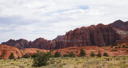 red rock mountain