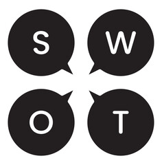 Bussines Development, SWOT Analysis Icon