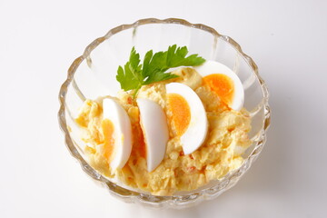 ゆで卵とポテトサラダ