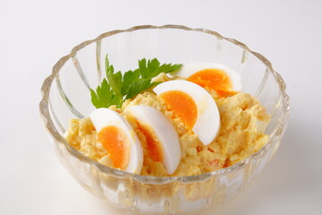 ゆで卵とポテトサラダ