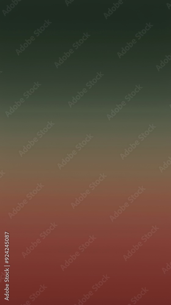 Poster flowing seamlessly from dark green to brown to red, this color gradient background exudes a warm and