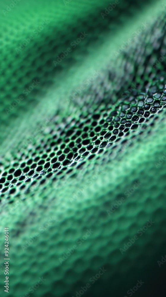 Poster complex green textures create an abstract, geometric pattern with a captivating visual depth