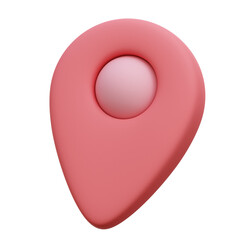 Location Pin 3D Icon Illustration