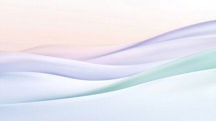 Fototapeta premium Abstract background with pastel colors and smooth waves creates a serene atmosphere, perfect for inspiring creativity and relaxation in various design projects and marketing materials