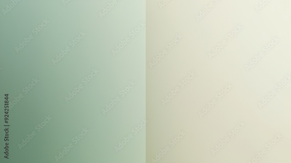 Poster soft and blurry gradient background featuring a harmonious blend of green and beige tones, creating 