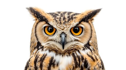 Fototapeta premium Close-up Portrait of an Eagle Owl