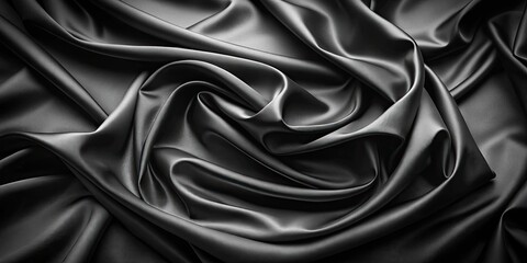 Fototapeta premium Black fabric background with a luxurious and elegant texture, black, fabric, background, texture, luxurious, elegant, dark