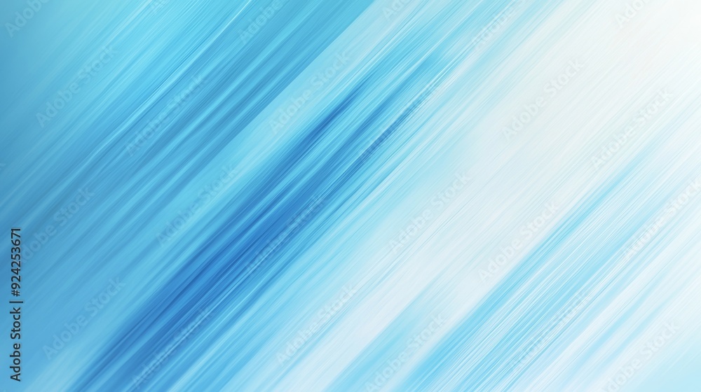 Poster blue abstract background with diagonal lines evoking speed and dynamism, perfect for tech, business,