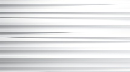 Obraz premium Abstract white background with 3D layered horizontal lines.