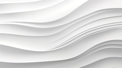 Obraz premium Abstract white background with curved lines.