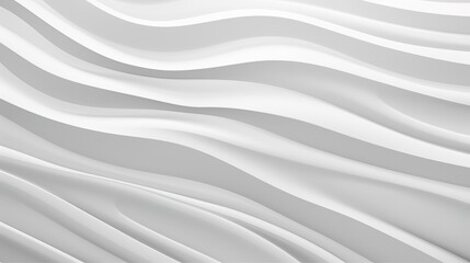 Obraz premium Abstract white background with curved lines.