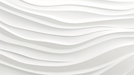 Obraz premium Abstract white background with curved lines.
