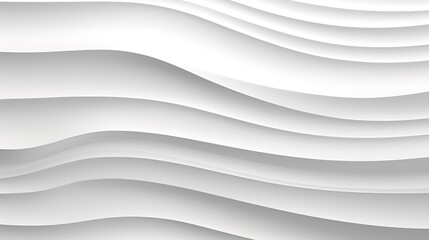 Obraz premium Abstract white background with curved lines.
