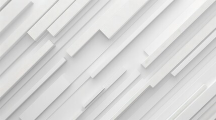 Obraz premium Abstract white background with diagonal stripes.
