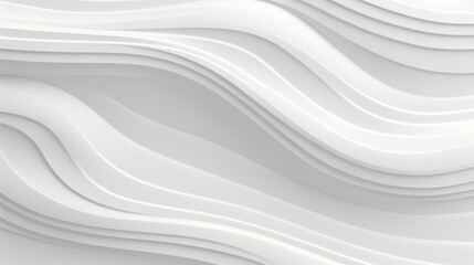 Abstract white background with flowing lines.