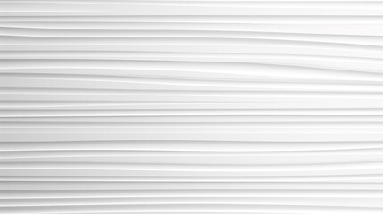 Fototapeta premium Abstract white background with horizontal wavy lines.