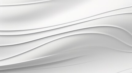 Abstract white background with smooth curves.