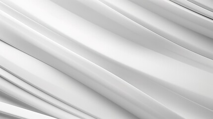 Fototapeta premium Abstract white background with smooth, curved lines.