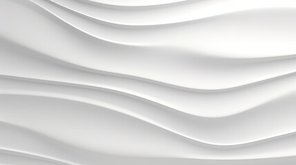 Obraz premium Abstract white background with smooth, flowing curves.