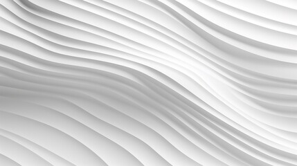 Fototapeta premium Abstract white background with smooth, flowing lines.