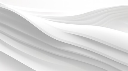 Obraz premium Abstract white background with soft, flowing lines.