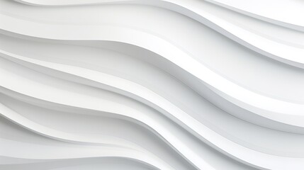 Abstract white background with wavy lines.