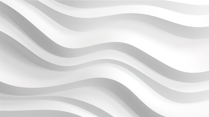 Fototapeta premium Abstract white background with wavy lines.
