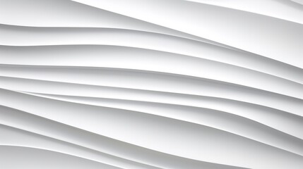 Obraz premium Abstract white background with wavy lines.