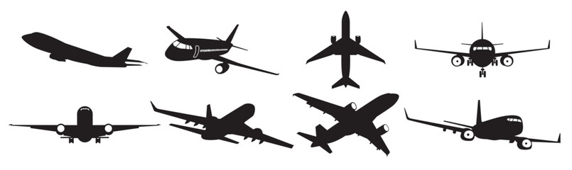Aircraft silhouettes
