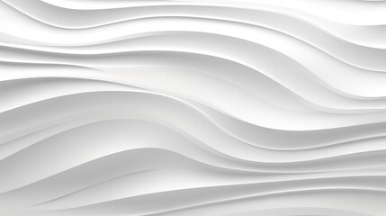 Abstract White Curved Background.
