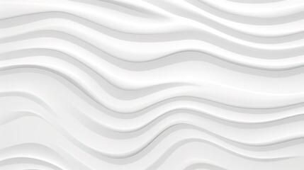 Fototapeta premium Abstract White Curved Background.
