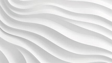 Obraz premium Abstract white curved background with soft shadows.