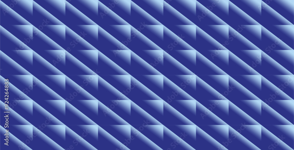 Poster a composition of repeating rectangular geometric shapes with blue gradations as background inspirati