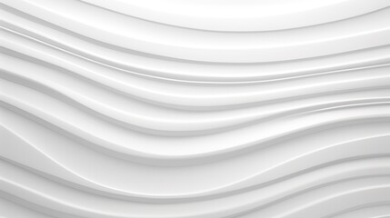 Fototapeta premium Abstract white curved lines background.