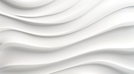 Fototapeta premium Abstract white curved lines background.