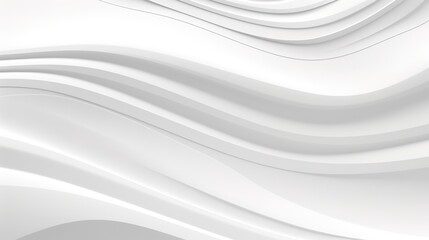 Obraz premium Abstract white curved lines, modern geometric background.