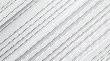 Fototapeta premium Abstract white diagonal stripes background.