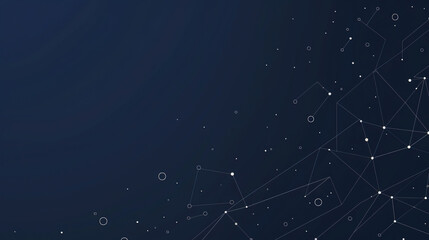 Abstract flat minimal website background with a line shape on a dark color