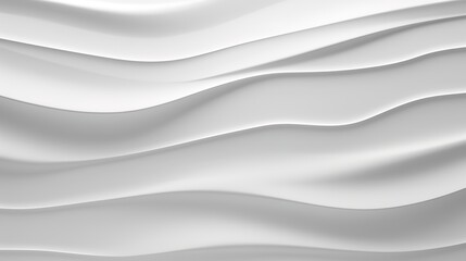 Obraz premium Abstract white flowing background.
