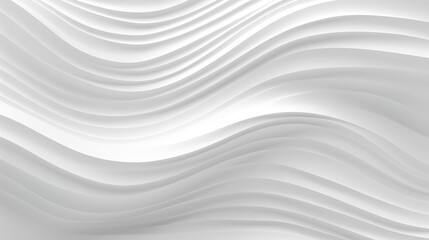 Abstract white flowing curves for modern background.