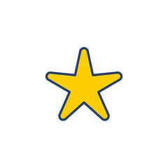 Star Icon vector. rating icon vector. favourite star icon