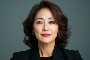 Asian Businesswoman Explaining A Concept, Leading With Clarity And Confidence