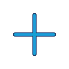 Plus Icon vector. Add plus icon