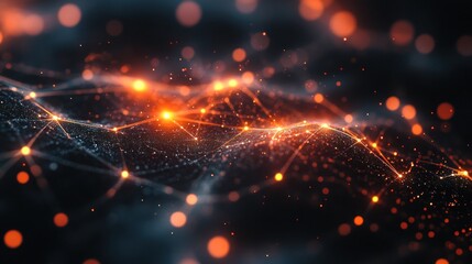 Fototapeta premium Abstract Digital Network Connection