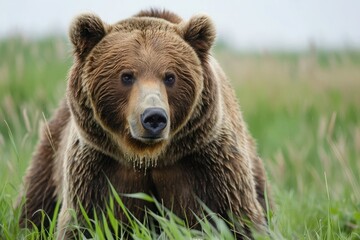 Fototapeta premium Kamchatka brown bear