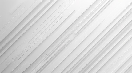 Fototapeta premium Abstract white geometric background with diagonal lines.