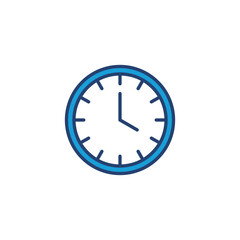 Clock icon vector. Time icon vector. watch icon symbol