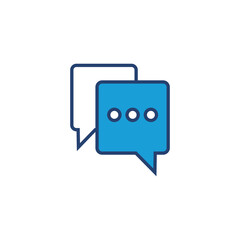 Chat icon vector. speech bubble icon. comment icon vector. message. contact us